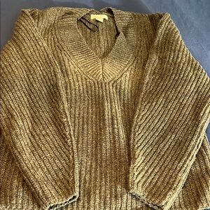 Ombré grey knit sweater